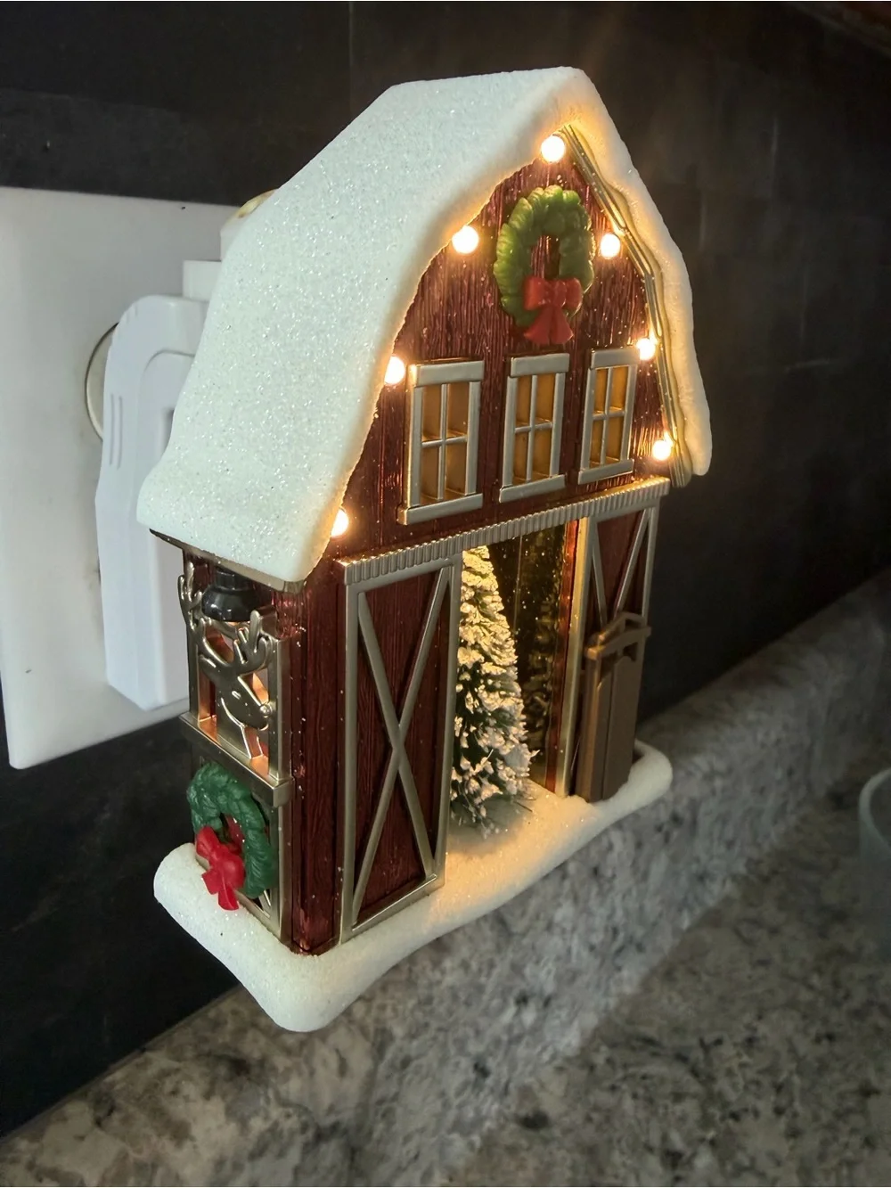 RETIRED Bath and Body Works Christmas Wallflower Plug Projector